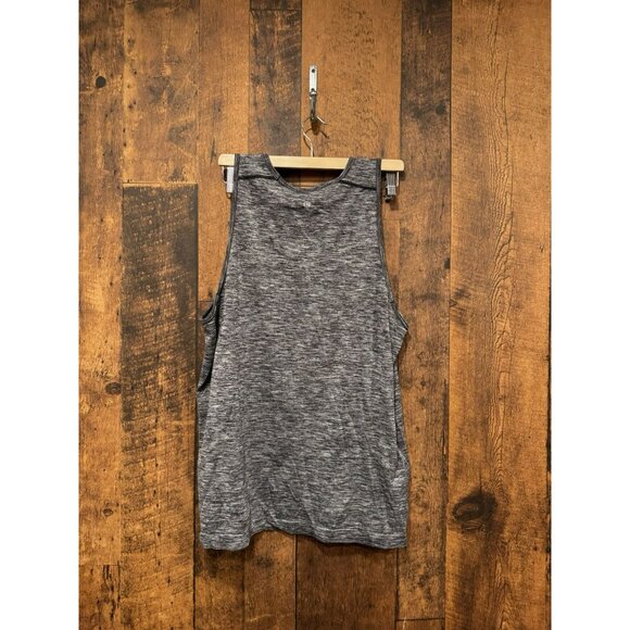 Lululemon Men’s Metal Vent Tank Too Heathered Black Large EUC - Picture 2 of 3